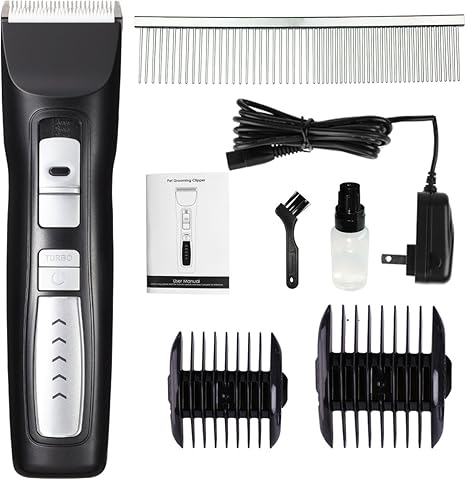 dog grooming clippers for thick coats