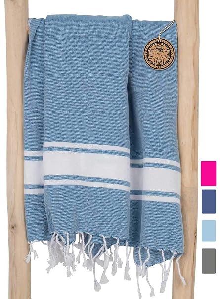 Zusenzomer Fouta De Plage Xxl Sol 100x200 Bleu Petrol Drap De Hammam Serviette De Plage Grande 100 Coton Foutas Commerce équitable
