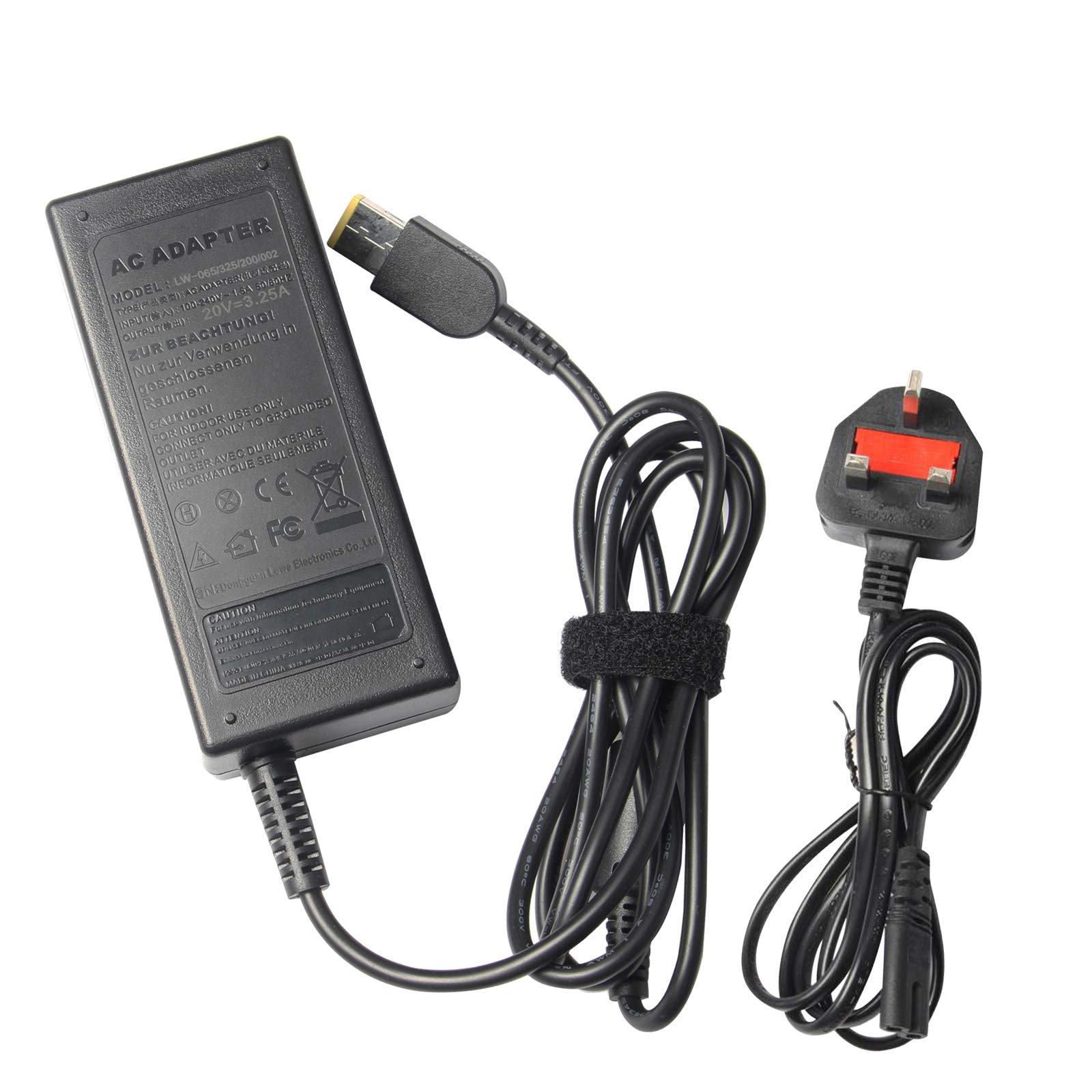 ARyee 20V 3.25A Laptop Charger Compatible with Lenovo Lenovo G40 G50 G70 G500 G505 G510 Y40 B50 Z40 Z50 Z70 Ideapad Yoga 2 11 11s 13 S210 U430 U530