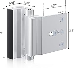2Pack AceMining Door Reinforcement Lock Withstands