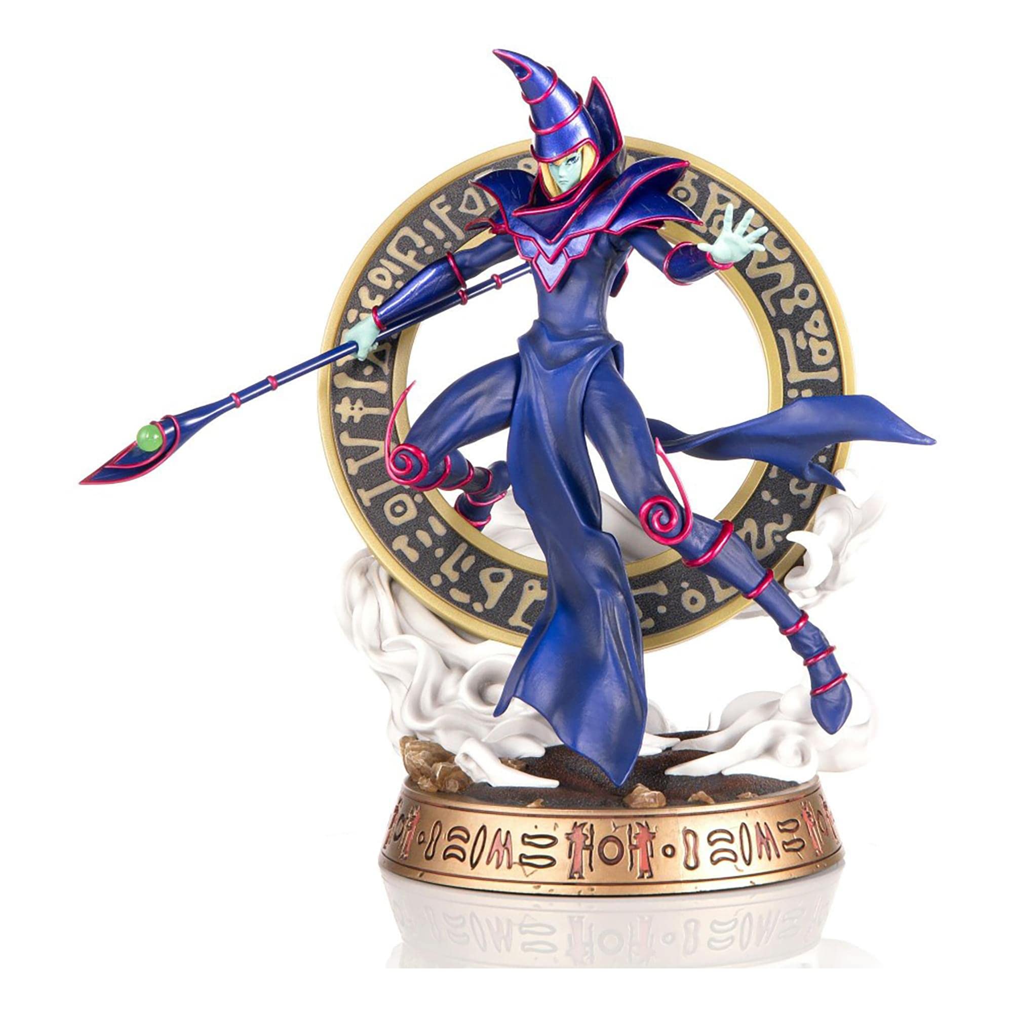 Photo 1 of First 4 Figures Yu-Gi-Oh! Dark Magician PVC Statue (Blue Variant), 12 inches