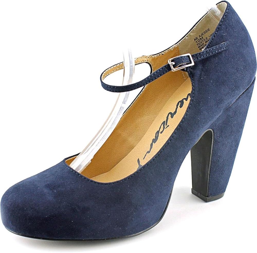 blue mary janes