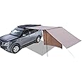 lesolar Outdoor Retractable Car Side Awning - 6.6x8.2ft Camping Overlanding Awning Pull Out Tent Shelter Waterproof RV Sun Shelter PU2000mm UV30+ Shade for Jeep/SUV/Truck/Van