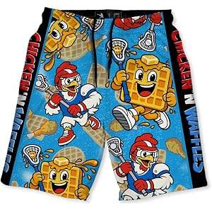 Youth Chicken N' Waffles Lacrosse Shorts
