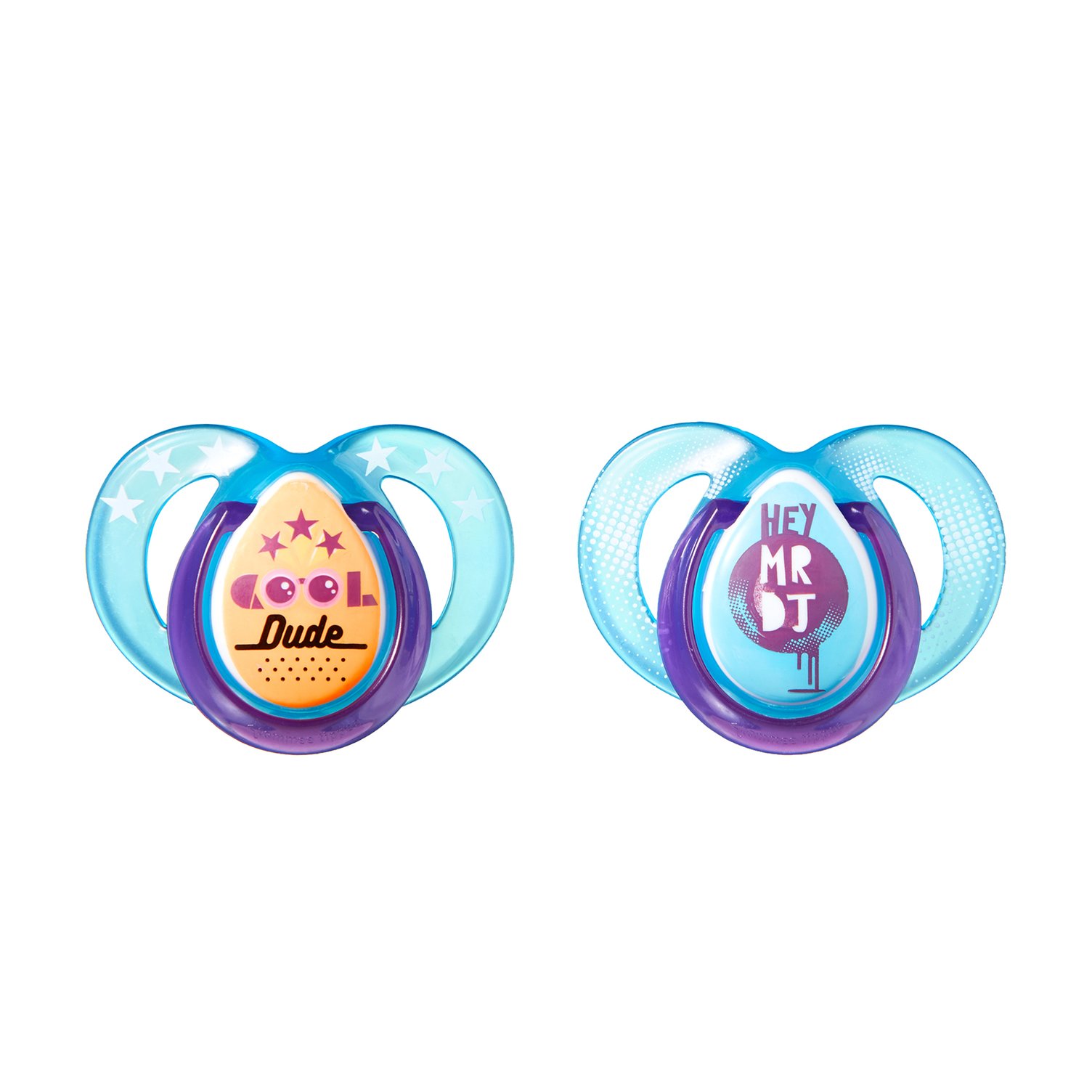 Tommee Tippee Closer to Nature Everyday Baby Pacifier, Boy, Blue, 618