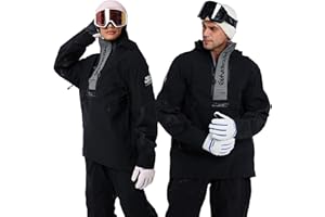 JRZHX One Piece Ski Suit Women & Men, Insulated Waterproof Snow Suits for Women & Men with Enhanced Safety Features