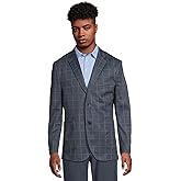 Johnston & Murphy Mens Unlined Plaid Blazer