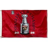 WinCraft Florida Panthers 2025 Stanley Cup Champions Banner Flag