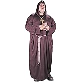FunWorld Monk Adult Plus Costume