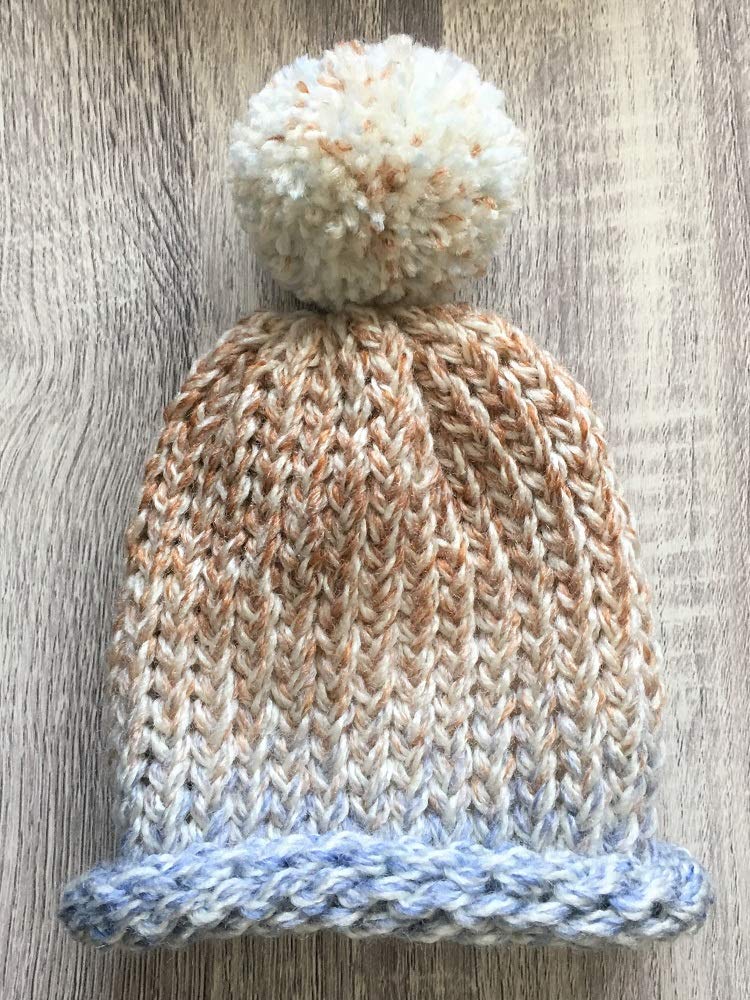 camel bobble hat