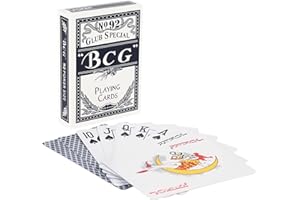 Homnso Playing Cards 1 Pack,Deck of Cards Bulk,Standard Index Poker Cards for Family Games,Parties and Gatherings,Blue,1Pack