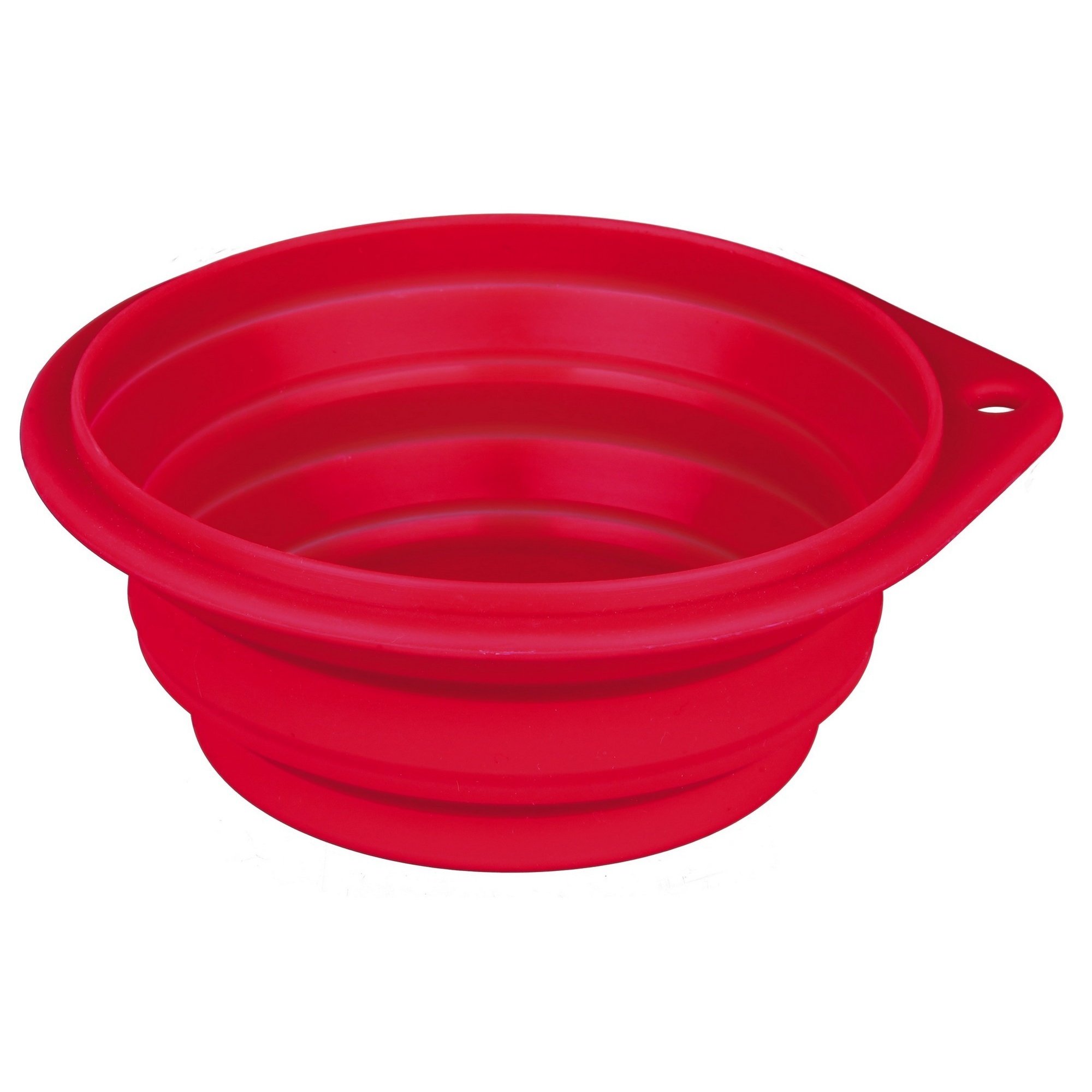 TRIXIE foldable travel bowl - 0.5 l - ø 14 cm - dishwasher safe - suitable for microwave - TPE - 1 piece - various colours - random selection - 25011.