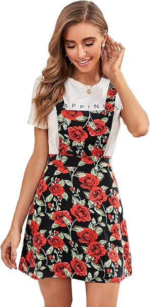 strap pinafore dress