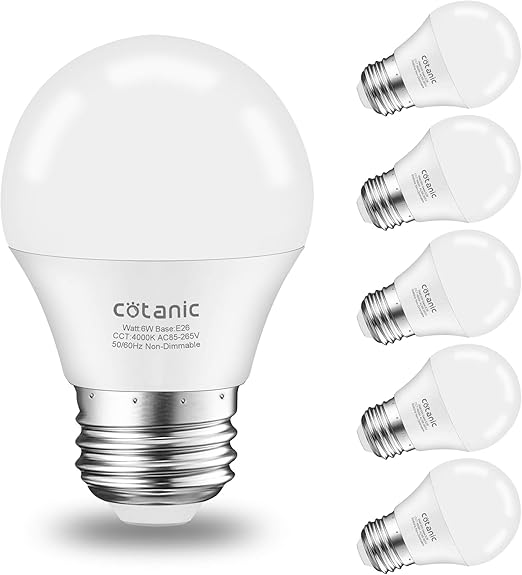 A15 Led Bulb Cotanic Ceiling Fan Light Bulbs 6w 60w Equivalent