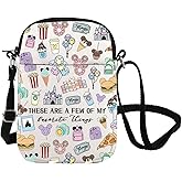 Fairytale Fans Crossbody Bag Vacation Trip Gift Mouse Ice Cream Messenger Bag Magic Kingd*m Gift Snacks Lover Gift