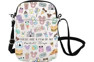 FOTAP Fairytale Fans Crossbody Bag Vacation Trip Gift Mouse Ice Cream Messenger Bag Magic Kingd*m Gift Snacks Lover Gift