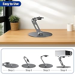 BESIGN PS01 Projector Foldable Mount Stand, Angle