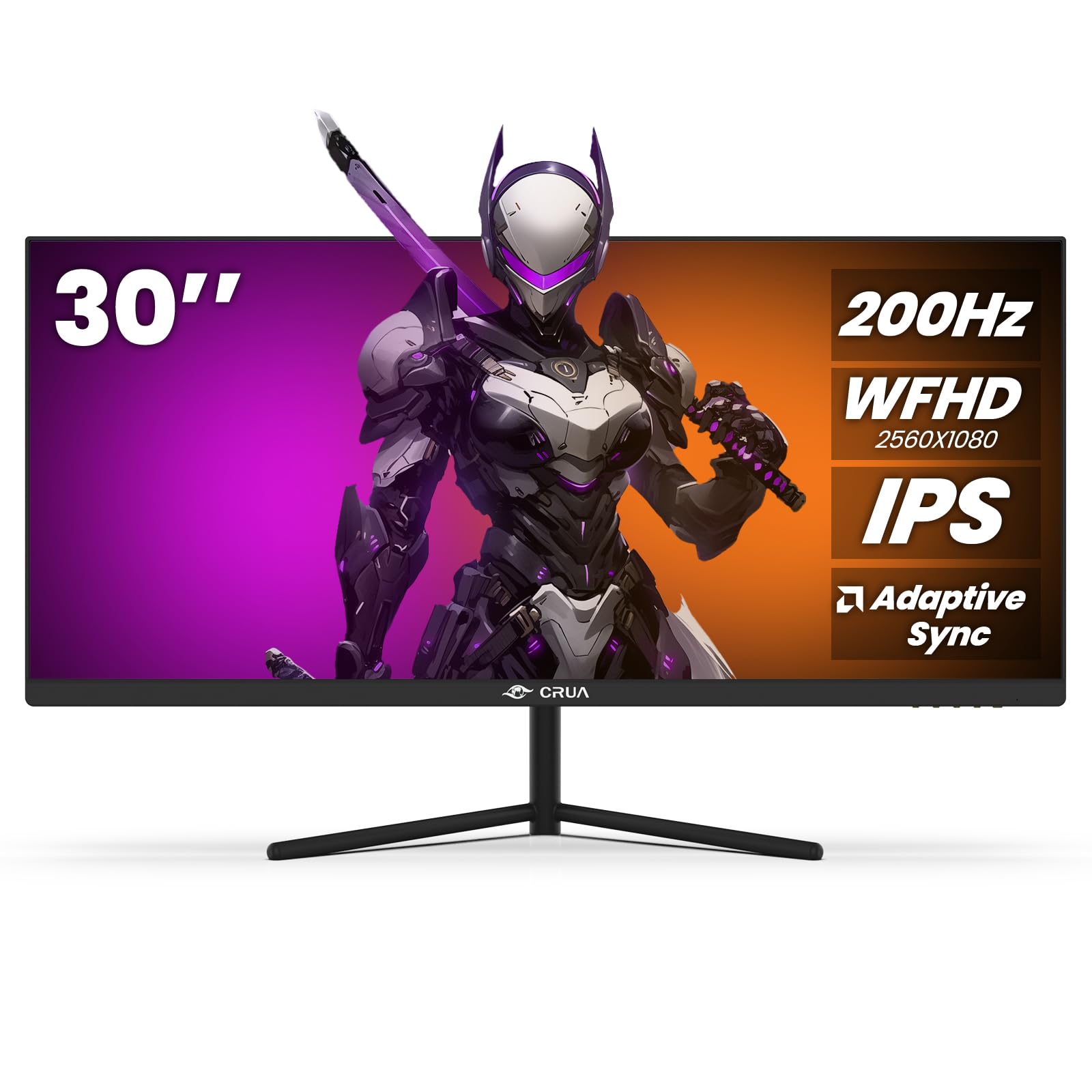 CRUA 30-inch Gaming Monitor 200HZ, 21:9
