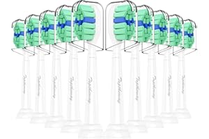 Toptheway Toothbrush Replacement Heads Compatible with Philips Sonicare ProtectiveClean DiamondClean C2 G2 W 4100 5100 5300 Plaque Control, 10 Pack