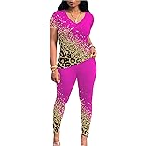 Lounge Sets for Women 2 Piece Summer Casual Jogger Workout Outfits Short Tops Long Pant Sweat suit leggings set