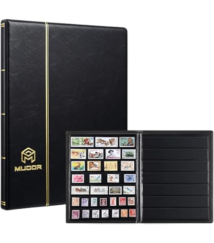 2 Harris Worldwide Heirloom Stamp Albums – 3.5 Inch 2-Post Binder, USA Made
