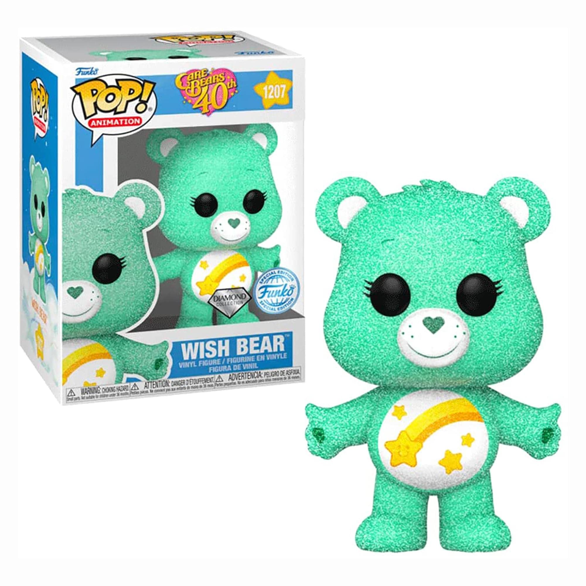 Funko Pop! Animation: Care Bears 40th - Wish Bear Special Edition Vinyl Figure