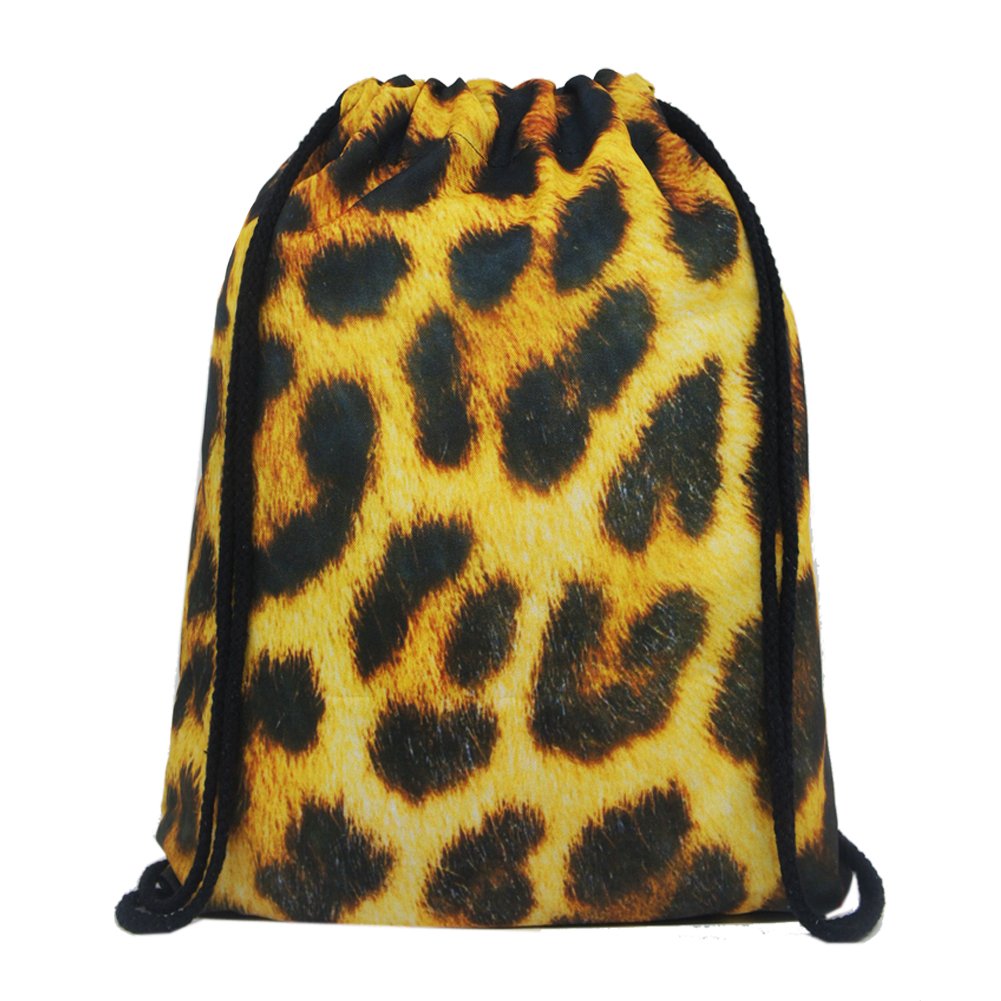 Artone Leopardo Polyester Con Bolso Viajar Daypack Deportes Portátil Mochila