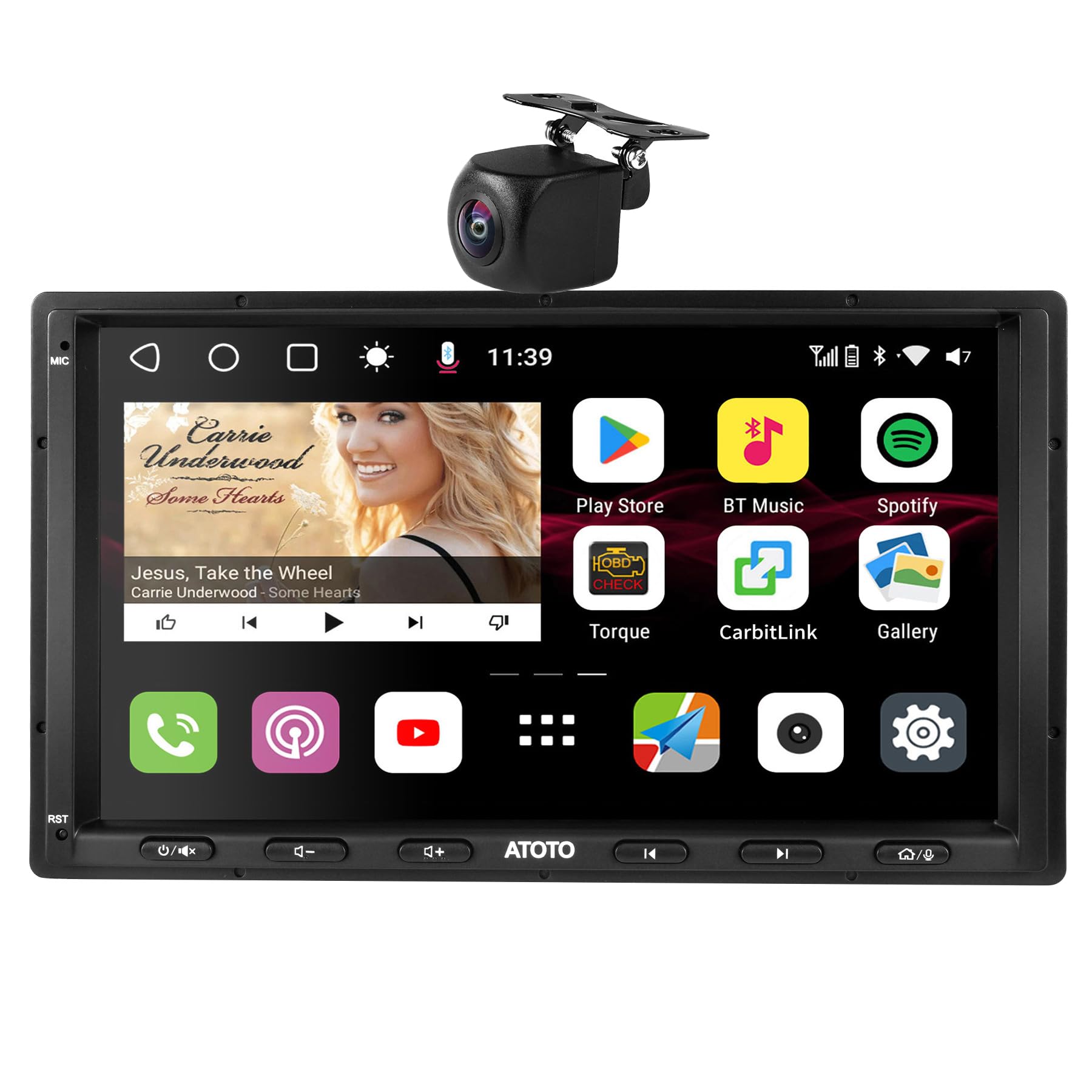 Photo 1 of ** BRAND NEW ITEM** ATOTO S8 8-Core 7" QLED Double Din Android Car Stereo &1080P DVR Backup Camera, Built-in 4G, WiFi/BT/USB Tethering, Wireless CarPlay&Android Auto, Dual Bluetooth, 4G+32G, SCVC,AI Chat, S8G2A74MS-S01R