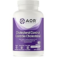 AOR Cholesterol Control 500mg, 60 Capsules 30-Day Supply - Citrus Bergamot Supplement for Balanced Cholesterol Levels, Suppor