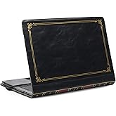 TYTX Compatible with MacBook Air Case 13 Inch, PU Leather MacBook Case fits for Model A2337 A2179 A1932 2018 2019 2020 2021, Laptop Cover with Pen Holder, Black