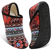 Fires Womens Mens Slippers with Rubber Sole Soft-Lightweight House Slipper Socks Around House Shoes Non Slip Indoor/Outdoor