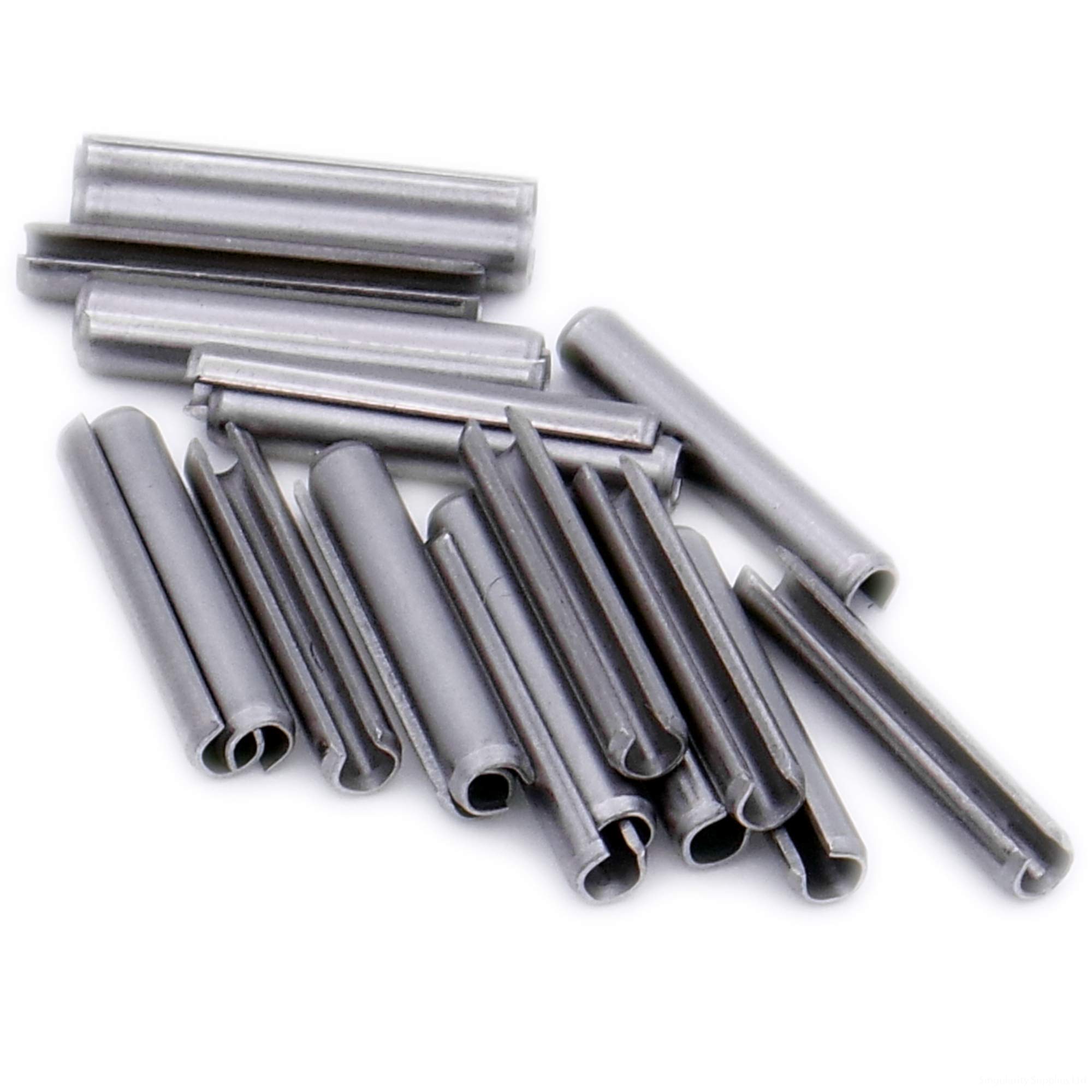 D1 (1mm x 8mm) Slotted Spring Pin (Heavy) - Stainless Steel (A1) (Pack of 20)