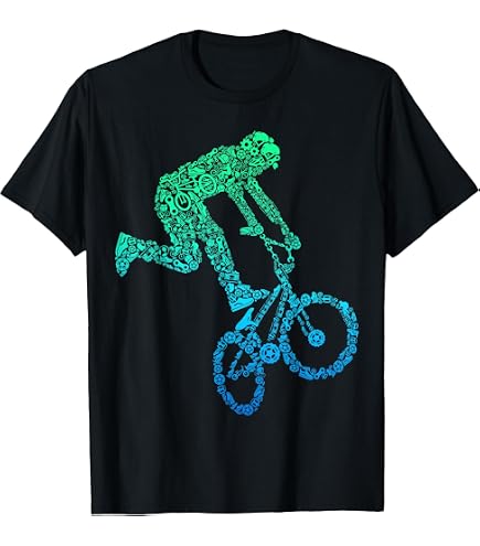Amazon.com: BMX Vintage Bike Fans Gift Boys Youth Bike BMX T-Shirt