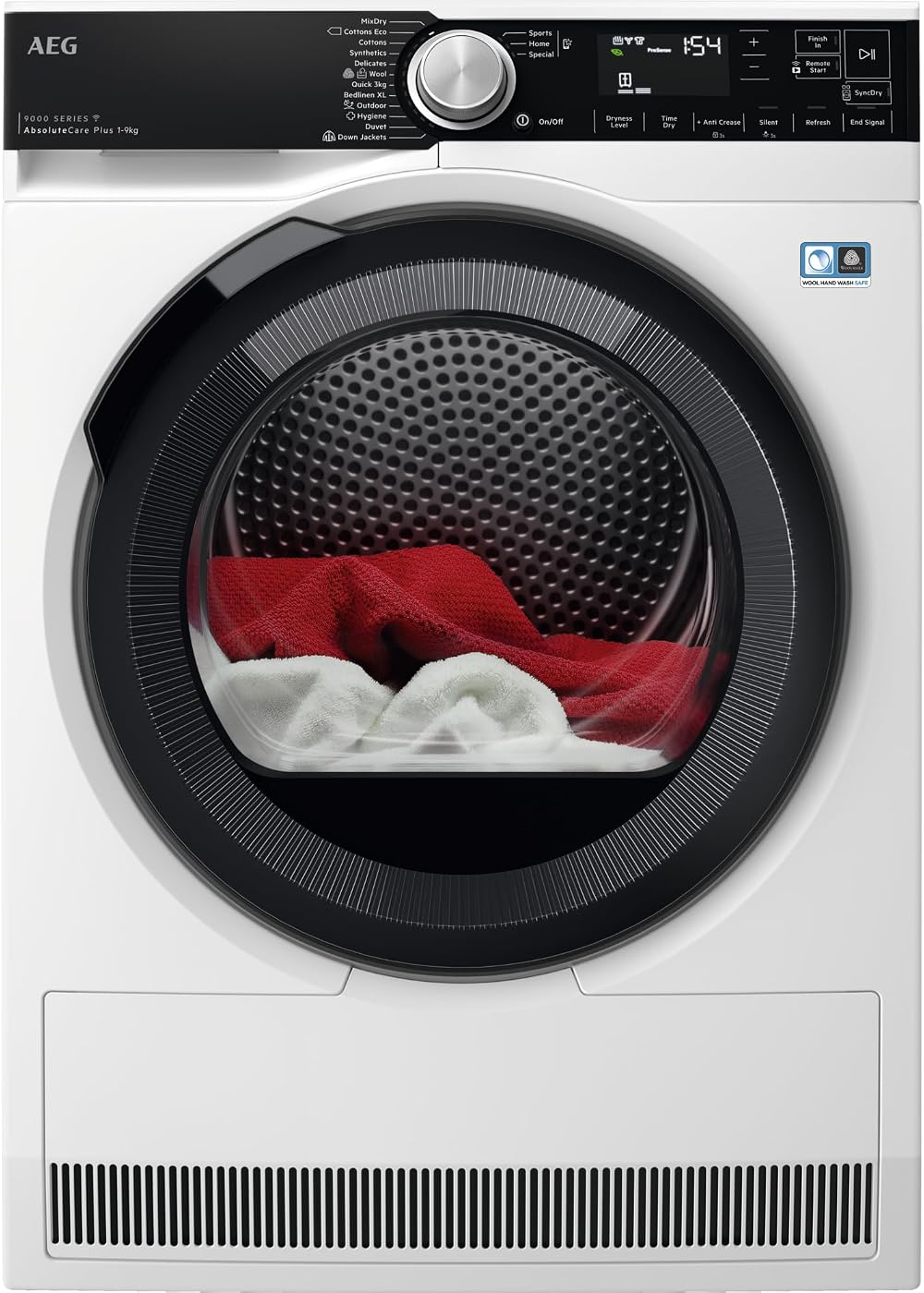 AEG 9000 Series Heat Pump Tumble Dryer TR959M6BC 9kg A+++ White