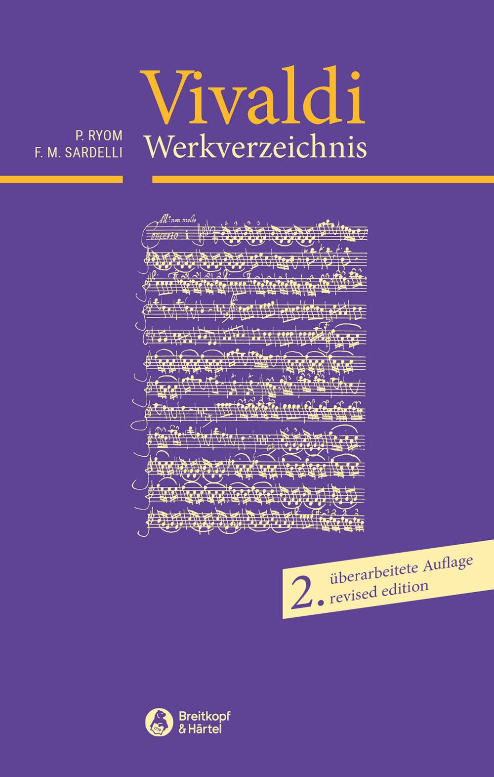 ANTONIO VIVALDI. VERZEICHNIS SEINER WERKE LIVRE SUR LA MUSIQUE