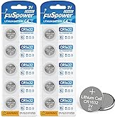CR1632 3v Lithium Battery CR 1632 Battery CR1632 Lithium 3V Coin Cell Batteries DL1632 BR1632 ECR1632 Replace for Key Finder 