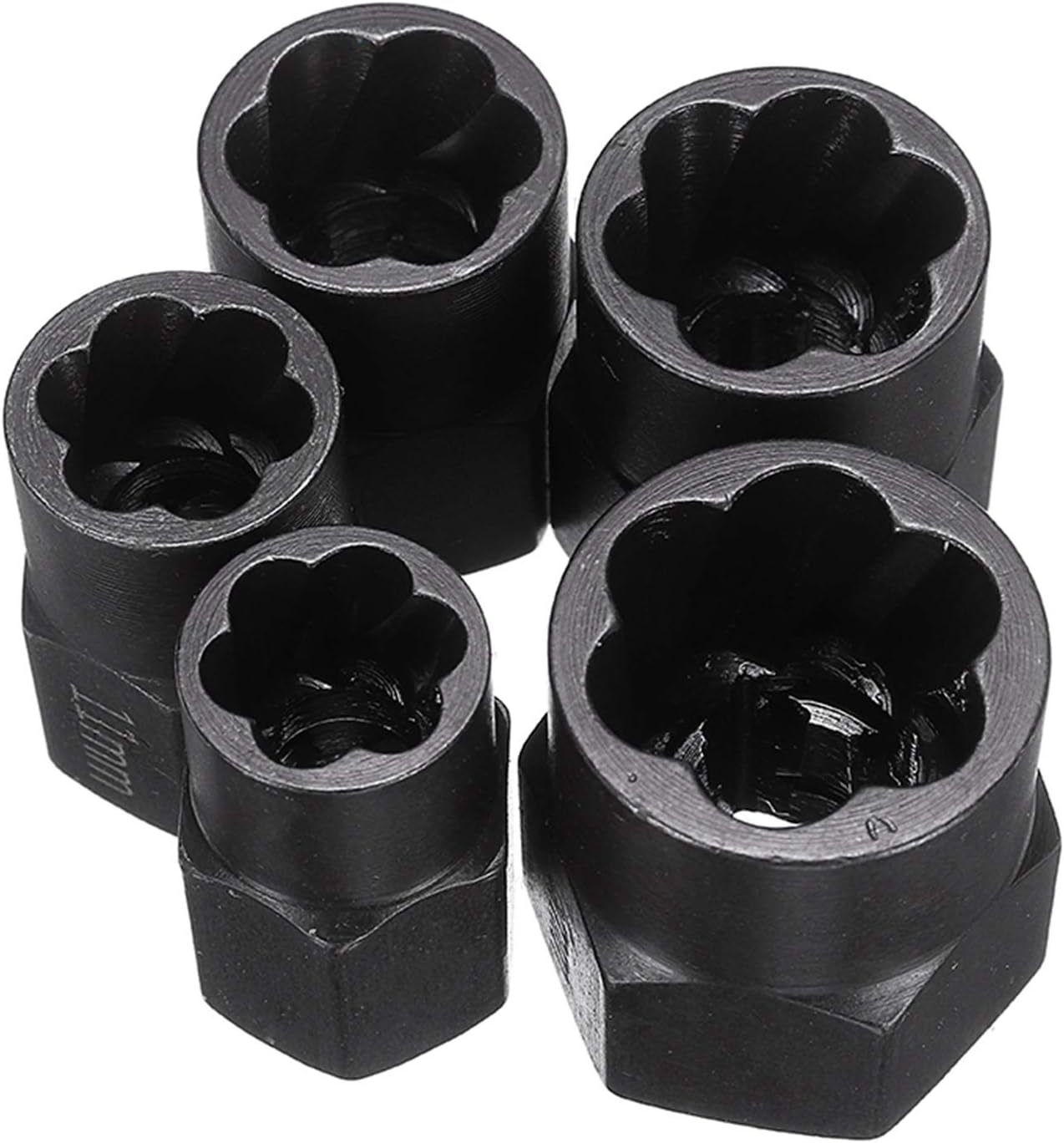5pcs 1016mm Locking Wheel Stud Bolt Nut Remover Impact Twist Socket