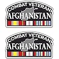 Afghanistan Veteran Sticker Campaign Decal 8" Afghanistan Bumper Sticker Car Truck Laptop Window Motorcycles Vinyl