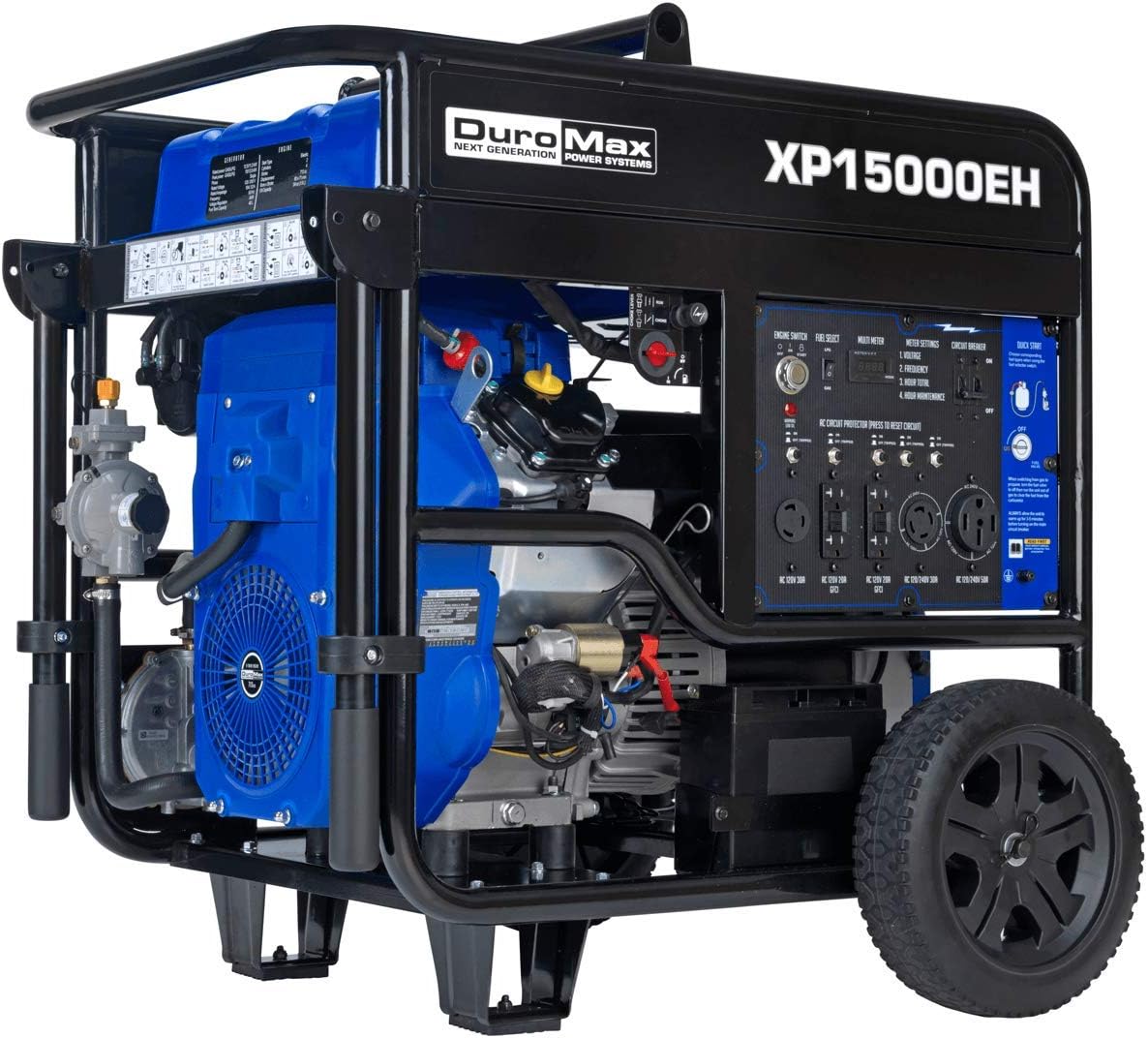 DuroMax XP15000EH Portable Generator, Blue and Black Amazon.ca Patio