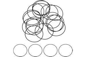 uxcell 25Pcs AS-033 O-Rings, Nitrile Rubber O-Rings 2" ID, 2-1/8" OD, 1/16" Width Round Sealing Gasket for Automotive Machine