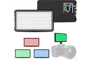 Lume Cube - LED Light RGB Panel Go - Adjustable Panel Go - Intelligent LCD Display - Photo Video Lighting - Long Battery Life - 3200 to 5600K Adjustable Color Temperature