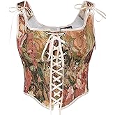Scarlet Darkness Women Renaissance Corset Pirate Bustier Top Bodice Bodyshaper