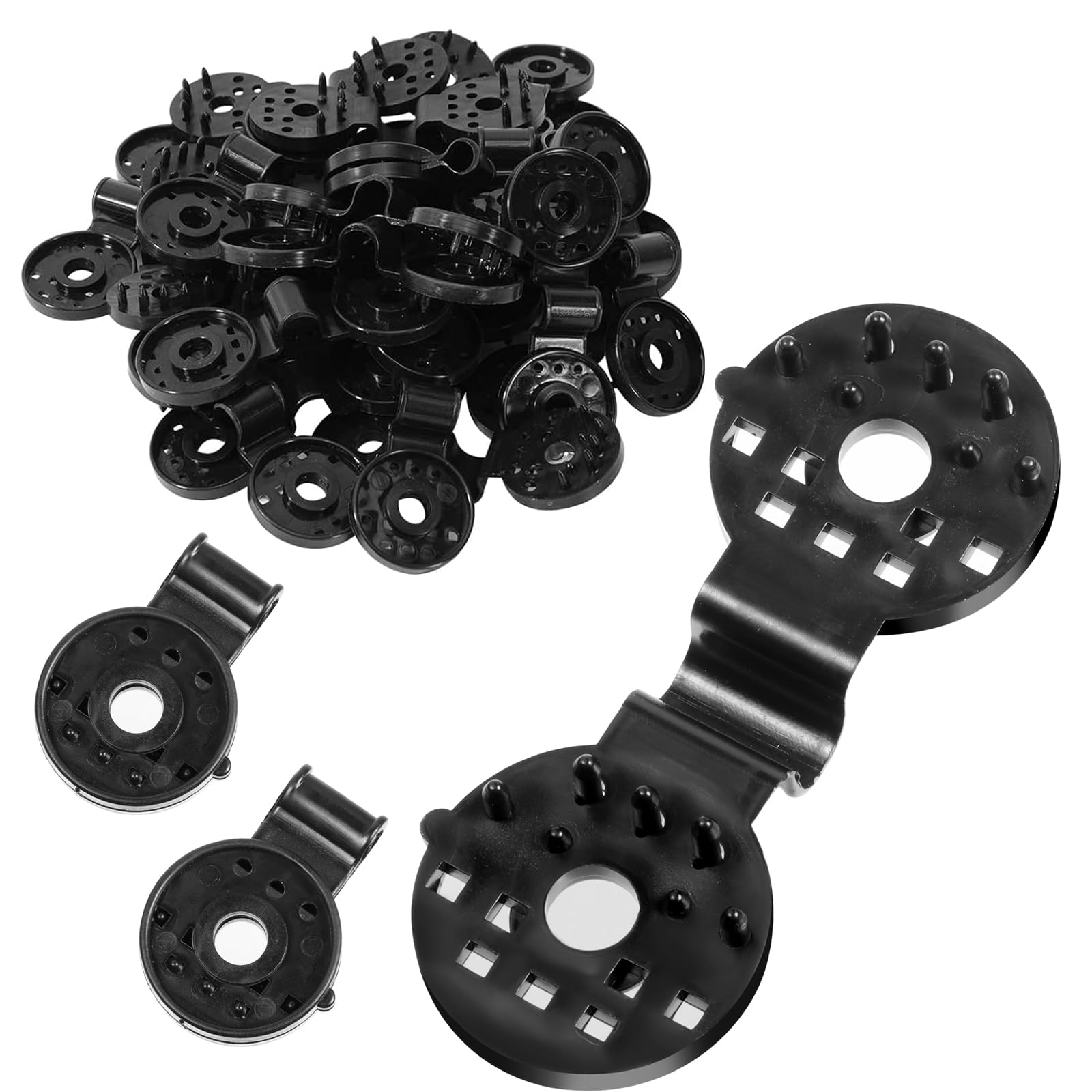 Shade Cloth Clips Greenhouse Shading Net Clip Windproof Awning Clamp Grip 20 Pcs Plastic Clips for Garden Netting Shade Fabric Accessories