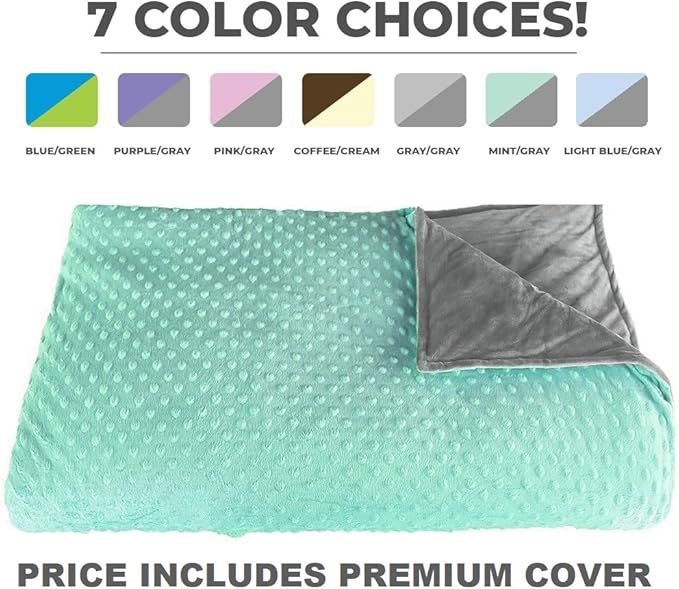 Amazon.com: Premium Weighted Blanket, Perfect Size 60" X 80" and Weight