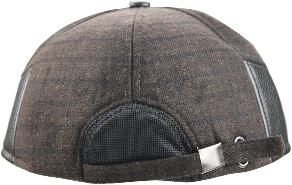 wool leather baseball cap