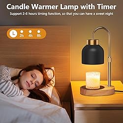 Candle Warmer Lamp with Timer and Dimmer, Height