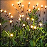 TONULAX Solar Garden Lights - New Upgraded Solar Swaying Light, Sway by Wind, Solar Outdoor Lights, Yard Patio Pathway Decora