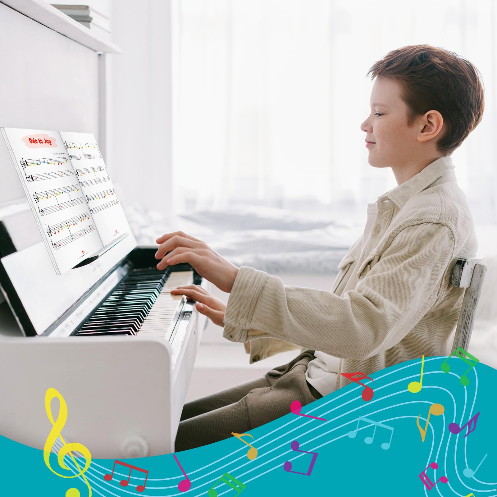 Play by Color: Piano and Keyboard Songs for Beginners with Colored Notes (including Christmas Sheet Music) (#1 in Series)