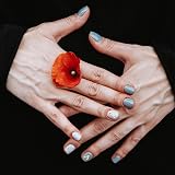 sourcing map Silver 3D Holographic Nail Letter Stickers 8 Sheets DIY Art view 6
