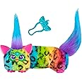 Furby DJ Furblets Rain-Bow-Kat Mini Electronic Plush Toy with Funny Stretchable Sound Effects & Music, Speaks Furbish, Multic